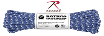 Show details for Blue Camo - 100 Foot - 550 LB Type III Paracord Picture of Blue Camo - 100 Foot - 550 LB Type III Paracord