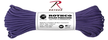 Show details for Purple - 100 Foot - 550 LB Type III Paracord Picture of Purple - 100 Foot - 550 LB Type III Paracord