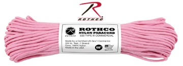 Show details for Rose Pink - 100 Foot - 550 LB Type III Paracord Picture of Rose Pink - 100 Foot - 550 LB Type III Paracord