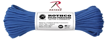 Show details for Royal Blue - 100 Foot - 550 LB Type III Paracord Picture of Royal Blue - 100 Foot - 550 LB Type III Paracord