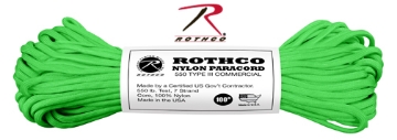 Show details for Safety Green - 100 Foot - 550 LB Type III Paracord Picture of Safety Green - 100 Foot - 550 LB Type III Paracord