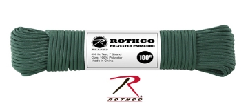 Show details for Hunter Green - 100 Foot - 5/32 Inch - Polyester Paracord Picture of Hunter Green - 100 Foot - 5/32 Inch - Polyester Paracord