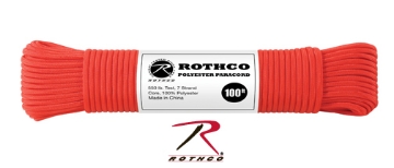 Show details for Red - 100 Foot - 5/32 Inch - Polyester Paracord Picture of Red - 100 Foot - 5/32 Inch - Polyester Paracord