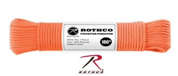 Show details for Safety Orange - 100 Foot - 5/32 Inch - Polyester Paracord Picture of Safety Orange - 100 Foot - 5/32 Inch - Polyester Paracord