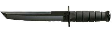 Show details for Black Tanto with Hard Sheath by KA-BAR® Knives Picture of Black Tanto with Hard Sheath by KA-BAR® Knives
