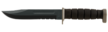 Show details for D2 Extreme Knife with Serrated Edge and Cordura Sheath by KA-BAR Picture of D2 Extreme Knife with Serrated Edge and Cordura Sheath by KA-BAR
