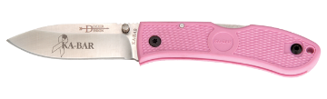 Show details for Pink Handled Dozier Folder by KA-BAR® Picture of Pink Handled Dozier Folder by KA-BAR®