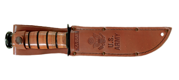Show details for Brown Leather US ARMY Replacement Sheath by KA-BAR® Picture of Brown Leather US ARMY Replacement Sheath by KA-BAR®