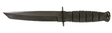 Show details for Short Black Tanto KA-BAR® with Leather Sheath Picture of Short Black Tanto KA-BAR® with Leather Sheath