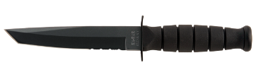 Show details for Serrated Short Tanto with Hard Plastic Sheath by KA-BAR® Picture of Serrated Short Tanto with Hard Plastic Sheath by KA-BAR®