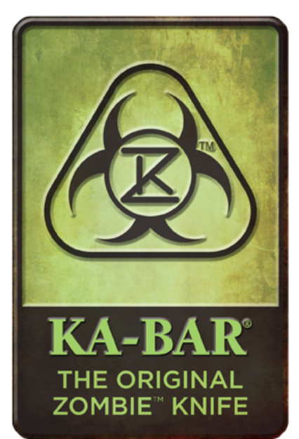 Picture of The Original Zombie™ Knife Metal Sign - KA-BAR®