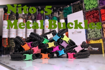 Show details for 1/2 Inch Nito .5 Metal Side Release Buckles - Various Colours - Knottology Picture of 1/2 Inch Nito .5 Metal Side Release Buckles - Various Colours - Knottology