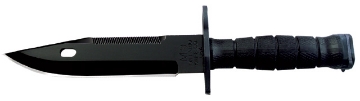 Show details for 493 M9 Bayonet & Scabbard - Black by Ontario Knife Company Picture of 493 M9 Bayonet & Scabbard - Black by Ontario Knife Company