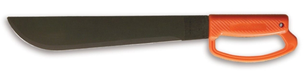 Picture of OKC 12 Inch Camper Orange 'D' Handle Machete