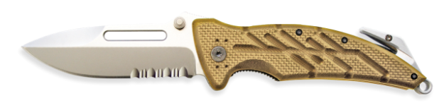 Picture of XR-1 Desert Tan Serrated Xtreme™ Rescue Folders by OKC®
