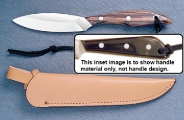 Show details for Grohmann X1S - #1 | Resinwood Handle | Stainless Steel | Open Sheath Picture of Grohmann X1S - #1 | Resinwood Handle | Stainless Steel | Open Sheath
