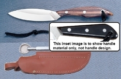 Picture of Grohmann M1SS - #1 | Micarta | Stainless Steel | Open Sheath with Sharpening Steel Picture of Grohmann M1SS - #1 | Micarta | Stainless Steel | Open Sheath with Sharpening Steel