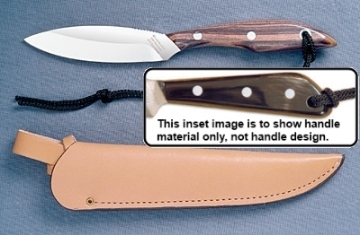 Show details for Grohmann W1C - #1 | Water Buffalo Horn | Carbon Steel | Open Sheath Picture of Grohmann W1C - #1 | Water Buffalo Horn | Carbon Steel | Open Sheath