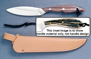 Show details for Grohmann H1C - #1 | Stag Horn | Carbon Steel | Regular Leather Sheath Picture of Grohmann H1C - #1 | Stag Horn | Carbon Steel | Regular Leather Sheath