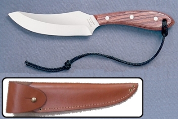 Show details for Grohmann R100SA - #100 | Rosewood Handle | Stainless Steel | Overlap Leather Picture of Grohmann R100SA - #100 | Rosewood Handle | Stainless Steel | Overlap Leather