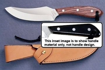 Show details for Grohmann M100C - #100 | Micarta | Carbon Steel | Regular Button Tab Sheath Picture of Grohmann M100C - #100 | Micarta | Carbon Steel | Regular Button Tab Sheath