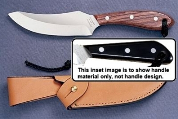 Show details for Grohmann M100S - #100 | Black Micarta | Stainless Steel | Regular Button Tab Picture of Grohmann M100S - #100 | Black Micarta | Stainless Steel | Regular Button Tab