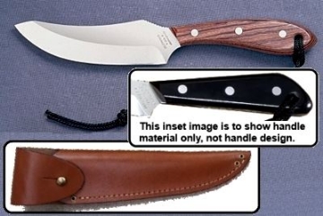 Show details for Grohmann M100SA - #100 | Micarta | Stainless Steel | Overlap Leather Sheath Picture of Grohmann M100SA - #100 | Micarta | Stainless Steel | Overlap Leather Sheath