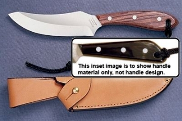 Show details for Grohmann W100C - #100 | Water Buffalo Horn | Carbon Steel | Regular Button Tab Leather Sheath Picture of Grohmann W100C - #100 | Water Buffalo Horn | Carbon Steel | Regular Button Tab Leather Sheath