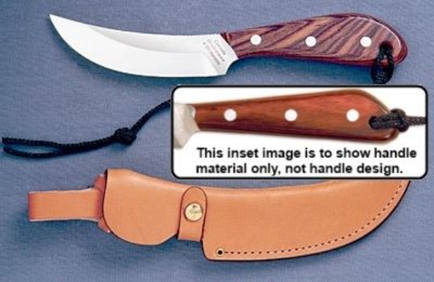 Picture of Grohmann X101S - #101 | Water Resistant-Resinwood | Stainless Steel | Regular Button Tab Leather Sheath