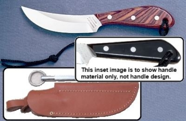 Picture of Grohmann M101SS - #101 | Micarta | Stainless Steel | Leather Sheath with Sharpening Steel