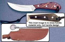 Picture of Grohmann W101SS - #101 | Water Buffalo Horn | Stainless Steel | Leather Sheath with Pouch with Sharpening Steel Picture of Grohmann W101SS - #101 | Water Buffalo Horn | Stainless Steel | Leather Sheath with Pouch with Sharpening Steel