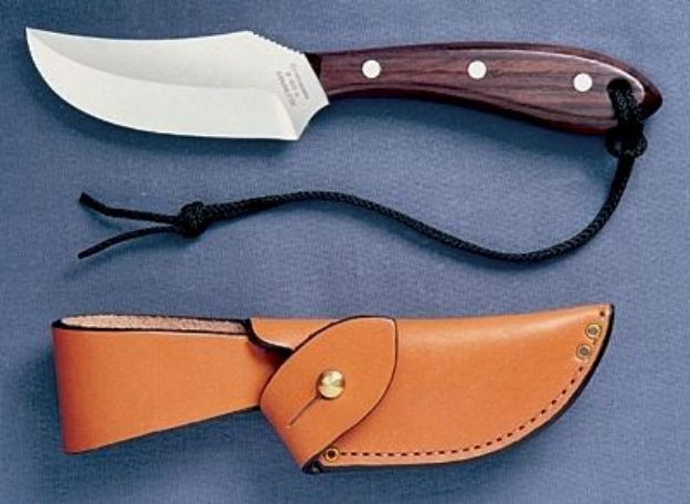 Picture of Grohmann R103S - #103 | Rosewood | Stainless Steel | Regular Button Tab Sheath