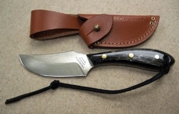 Show details for Grohmann W103S - #103 | Water Buffalo Horn | Stainless Steel | Regular Button Tab Sheath Picture of Grohmann W103S - #103 | Water Buffalo Horn | Stainless Steel | Regular Button Tab Sheath
