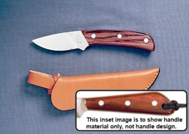 Picture of Grohmann X104SF - #104 | Resinwood | Stainless Steel | Open Leather Sheath