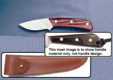 Show details for Grohmann W104SFA - #104 | Water Buffalo Horn | Stainless Steel | Overlap Leather Sheath Picture of Grohmann W104SFA - #104 | Water Buffalo Horn | Stainless Steel | Overlap Leather Sheath