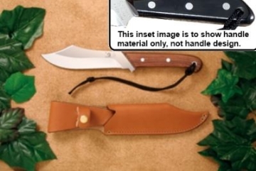 Show details for Grohmann M108S - #108 | Black Micarta | Stainless Steel | Regular Button Tab Leather Sheath Picture of Grohmann M108S - #108 | Black Micarta | Stainless Steel | Regular Button Tab Leather Sheath
