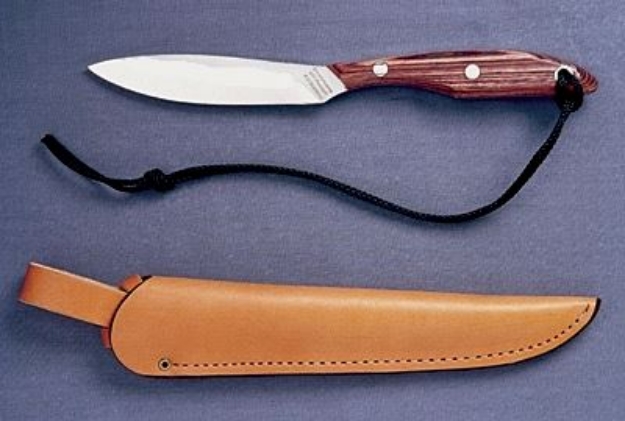 Picture of Grohmann R2SF - #2 | Rosewood | Flat Grind Stainless Steel | Regular Open