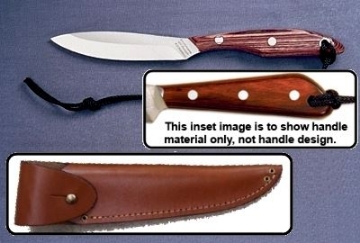 Show details for Grohmann X2SA - #2 | Resinwood | Stainless Steel | Overlap Leather Sheath Picture of Grohmann X2SA - #2 | Resinwood | Stainless Steel | Overlap Leather Sheath