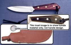 Picture of Grohmann W3CS - #3 | Water Buffalo Horn | Carbon Steel | Leather Sheath with Pouch with Sharpening Steel Picture of Grohmann W3CS - #3 | Water Buffalo Horn | Carbon Steel | Leather Sheath with Pouch with Sharpening Steel
