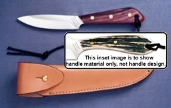 Picture of Grohmann H3CA - #3 | Stag Horn | Carbon Steel | Overlap Leather Sheath Picture of Grohmann H3CA - #3 | Stag Horn | Carbon Steel | Overlap Leather Sheath