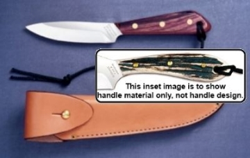 Show details for Grohmann H3SA - #3 | Stag Horn | Stainless Steel | Overlap Leather Sheath Picture of Grohmann H3SA - #3 | Stag Horn | Stainless Steel | Overlap Leather Sheath
