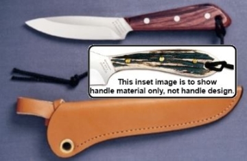 Show details for Grohmann H3C - #3 | Stag Horn | Carbon Steel Steel | Regular Open Leather Sheath Picture of Grohmann H3C - #3 | Stag Horn | Carbon Steel Steel | Regular Open Leather Sheath