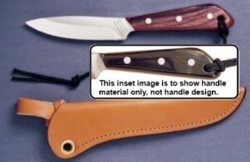 Show details for Grohmann W3C - #3 | Water Buffalo Horn | Carbon Steel | Regular Open Leather Sheath Picture of Grohmann W3C - #3 | Water Buffalo Horn | Carbon Steel | Regular Open Leather Sheath