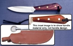 Picture of Grohmann X3SS - #3 | Resinwood | Stainless Steel | Leather Sheath with Pouch with Sharpening Steel Picture of Grohmann X3SS - #3 | Resinwood | Stainless Steel | Leather Sheath with Pouch with Sharpening Steel