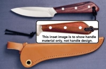 Show details for Grohmann X3S - #3 | Resinwood | Stainless Steel | Regular Open Leather Sheath Picture of Grohmann X3S - #3 | Resinwood | Stainless Steel | Regular Open Leather Sheath