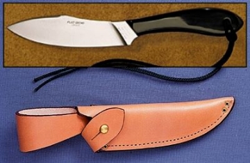Show details for Grohmann W4SF - #4 | Water Buffalo Horn | Stainless Steel | Regular Button Tab Picture of Grohmann W4SF - #4 | Water Buffalo Horn | Stainless Steel | Regular Button Tab