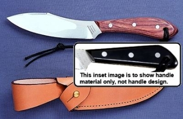 Show details for Grohmann M4SF - #4 | Black Micarta | Stainless Steel | Regular Button Tab Picture of Grohmann M4SF - #4 | Black Micarta | Stainless Steel | Regular Button Tab