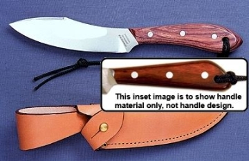 Show details for Grohmann X4SF - #4 | Xtra Water-Resistant Resinwood | Flat Grind Stainless Steel | Regular Button Tab Picture of Grohmann X4SF - #4 | Xtra Water-Resistant Resinwood | Flat Grind Stainless Steel | Regular Button Tab