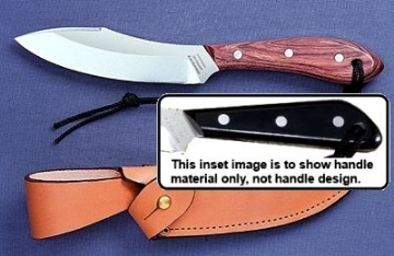 Show details for Grohmann M4C - #4 | Black Micarta | Carbon Steel | Regular Button Tab Picture of Grohmann M4C - #4 | Black Micarta | Carbon Steel | Regular Button Tab