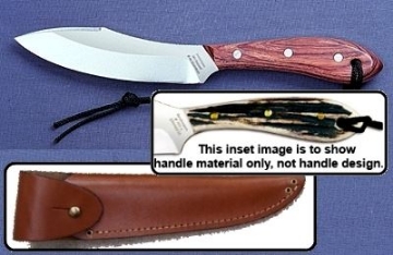 Show details for Grohmann H4SA - #4 | Stag Horn | Stainless Steel | Overlap Leather Sheath Picture of Grohmann H4SA - #4 | Stag Horn | Stainless Steel | Overlap Leather Sheath